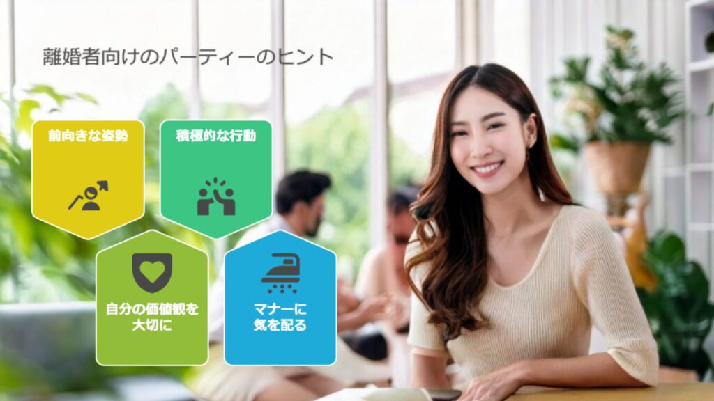 離婚者向けパーティのヒント