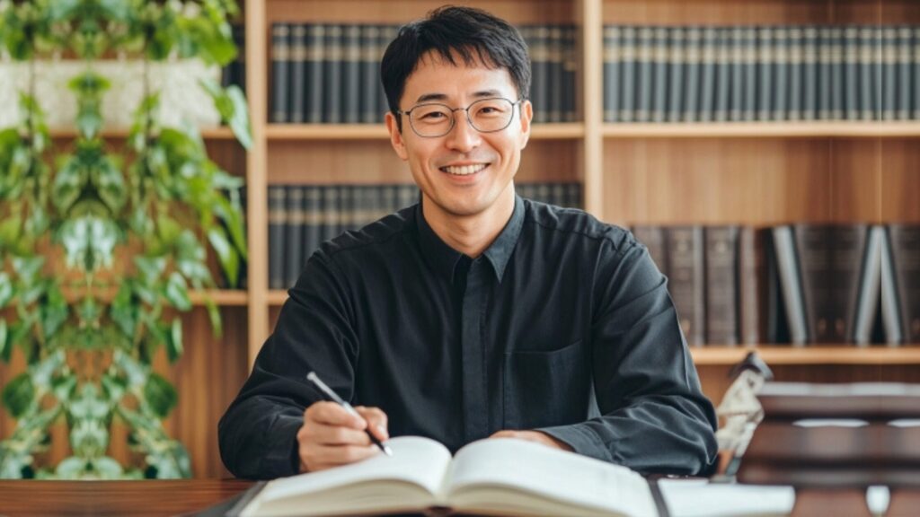 笑顔の弁護士