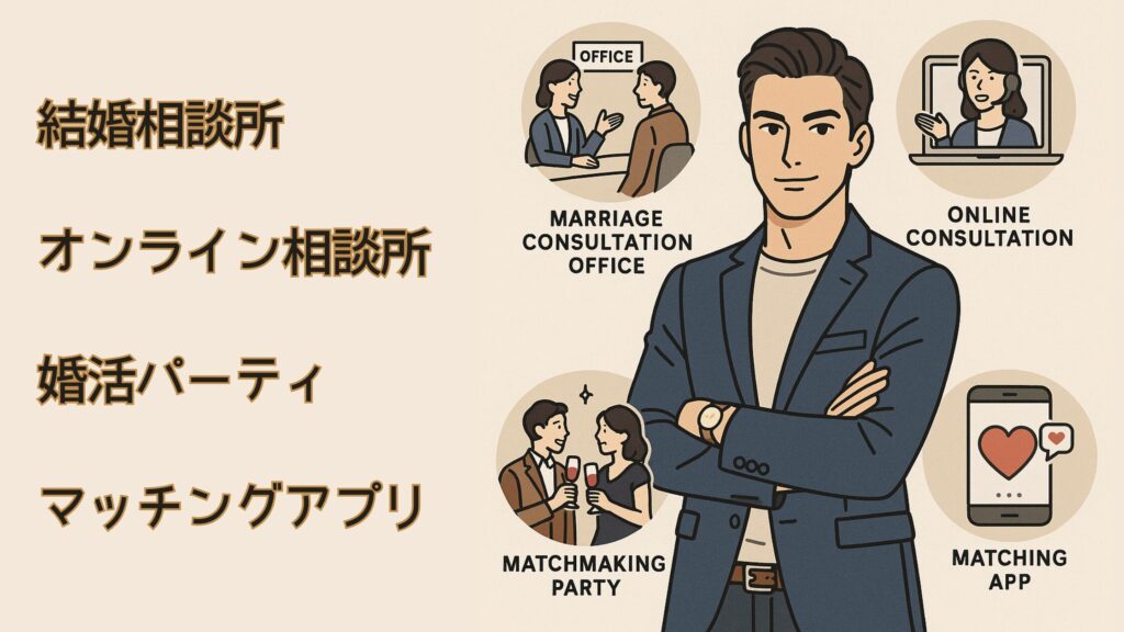 主要な婚活方法の特徴と<br class="sp_"> Sランク男性との相性