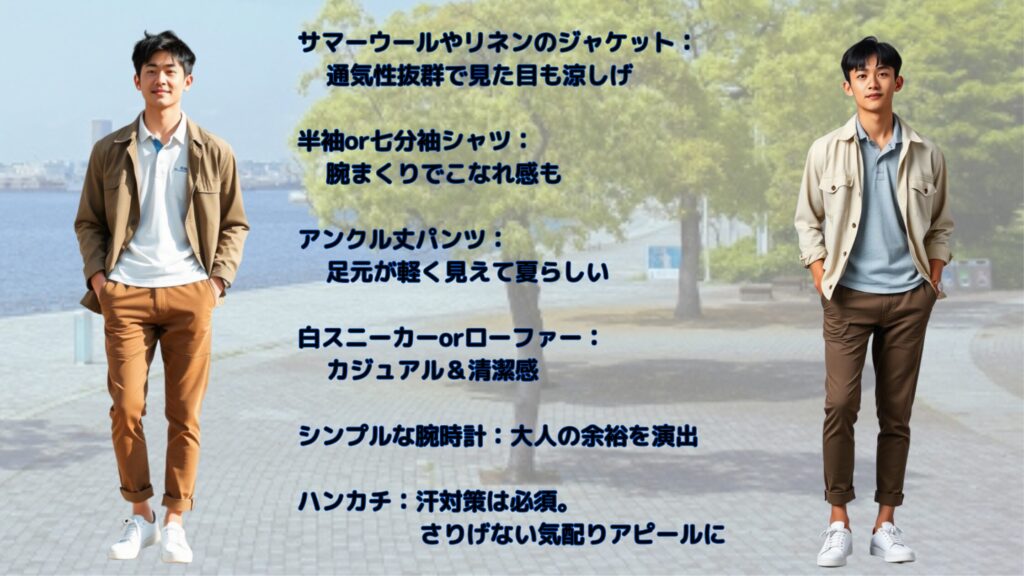 夏の婚活男、おすすめアイテム＆小物